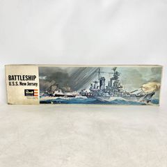 未組立 Revell レベル ニュージャージー BATTLESHIP U.S.S. New Jersey プラモデル H-349 現状品