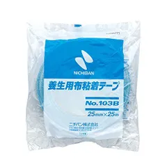 103水色 ニチバン 養生用 布テープ 60巻入 25mm×25m 103B-25×60P