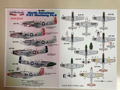 ライフライクデカール LD48060 ノースアメリカン  P-51 マスタング パート8 1/48デカール