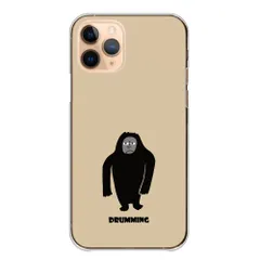 iPhone8 iPhone7  ケース カバー アイフォン8 アイフォン7 スマホケース ハードケース ゴリラ かわいい 面白い クール かっこいい マウンテンゴリラ ドラミング 強い メンズ カラー09のサムネイル