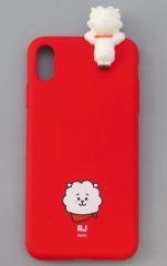 [중고]휴대 재킷 커버 RJ(진) Bbakkom 스마트폰 케이스(iPhone XS Max) [BT21]