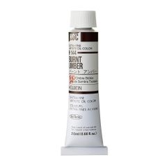 H144 油絵具 20ml バーントアンバー ホルベイン 00144