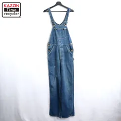 70s USA製 vintage Lee デニム オーバーオール メンズ Mサイズ相当