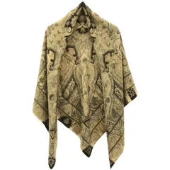ETRO エトロ ペイズリー大判ストール  ベージュ