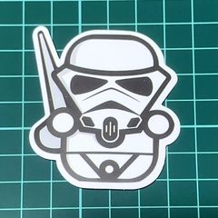 ST148 ステッカー シール スターウォーズ ストームトルーパー 映画 雑貨