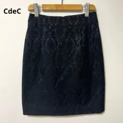 CdeC COUP DE CHANCE クードシャンス ブラック スカート 38