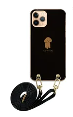 Galaxy S21 5G SC-51B SCG09 ギャラクシーS21 スマホケース スマホショルダー トイプードル プードル かわいい ワンポイント レザーベルト ストラップ 調節可能 130cm  カラー08