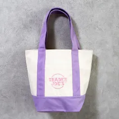 【新品】トレーダージョーズ　TRADER JOE’S　ミニトートバッグ　パープル
