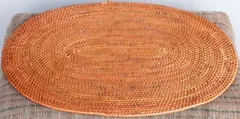 アタマット／ランチョンマット〜楕円形Ｌ〜　〈ナチュラルマット 敷き物 テーブルウェア アジアン バリ島〉