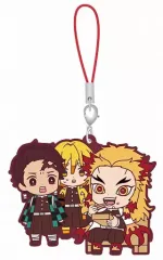 【中古】雑貨 竈門炭治郎＆我妻善逸＆煉獄杏寿郎(うまい!) 「鬼滅の刃 滅! カプセルラバーマスコット8」