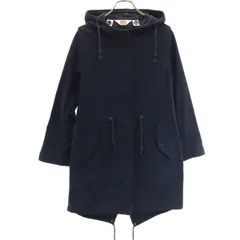 BEN DAVIS ベンデイビス フード付き コットンジャケット F ネイビー レディース 古着