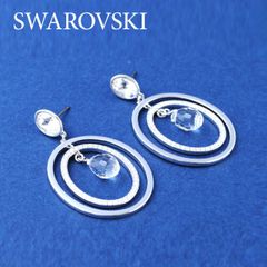 美品 スワロフスキー Swarovski Flash ピアス5240785 - メルカリ