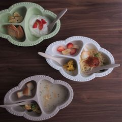 lien de famille ベビー食器＆カトラリー 3点セット キッズ食器 お子様ランチ bien mange table wear
