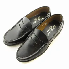 ハルタ HARUTA ARVIN ローファー モカシン レザー 25.5cm 黒 ブラック /EE