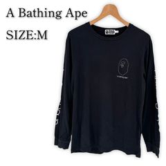 BAPE】A BATHING APE エイプヘッド 黒 サーマルニット - メルカリ