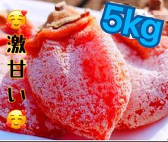 激甘い干柿5kg    大人気　とてもジューシー　　トロトロ   沖縄、北海道の方はご遠慮ください。