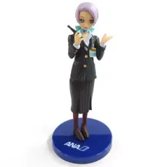 【中古】食玩 トレーディングフィギュア グランドスタッフ(ブルースカーフ) 「ANAユニフォームコレクション2」 