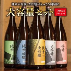 日本酒 飲み比べ 大容量セット 1800ml×5本
