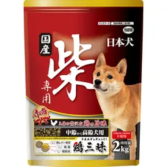イースター 日本犬 柴専用 鶏三昧 赤帯 中齢～高齢犬用 2kg 犬用フード （1点）