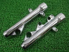 DCR製シグナスX125 フロントフォークカバー 左右 社外 中古 バイク 部品 SE44J メッキ 極上品 ハイクオリティー Soのサムネイル