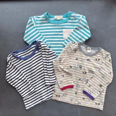 ベビー服カットソー　９０サイズセット販売　MARKEY'S HOGAN MUSHMUSH MIMI ロンT 子供服　キッズ　まとめ売り