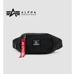 送料無料！新品  アルファインダストリー ALPHA INDUSTRIES クルーウエストバッグ 4L 黒