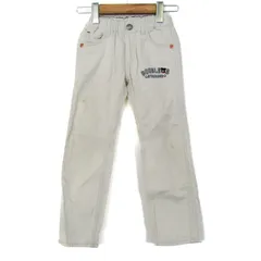 ミキハウス パンツ ボトムス ストレッチ ダブルビー キッズ 男の子用 120サイズ ホワイト MIKIHOUSE 【中古】