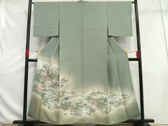 ◯C325正絹　袷　訪問着　寿光織　白樺　金糸　未使用しつけ付極美品　着物 楽天市場】【新古品】 訪問着 着物 正絹 袷 薄ピンク地 金通し