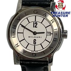 BVLGARI ブルガリ ブルガリブルガリ ソロテンポ レディース クォーツ 腕時計 ST29S ホワイト 稼動品 【240005006847】