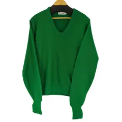 アイゾッドラコステ IZOD LACOSTE 70S 糸巻タグ Vネック アクリルニット メンズ JPN：M 