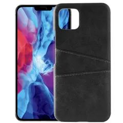 iPhone12 ケース iPhone12 Pro アイフォン12 プロ  カード収納 レザー スマート ケース 【Color】 ブラック
