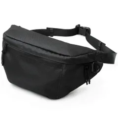 ☆ BLACK ☆ REGiSTA BIG WAIST BAG REGISTA レジスタ ウエストポーチ 大容量 ボディバッグ ボディバック ワンショルダーバッグ ワンショルダーバック ショルダー 斜め掛け 肩がけ ショルダーバッグ ショルダーバック 大きめ