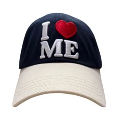 P.O.S I ♡ ME CAP NAVY