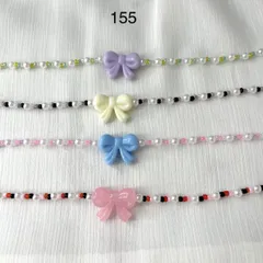 155.Ribbon girly necklace ⋆⑅