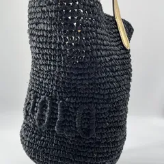 【未使用に近い】ローレンラルフローレン カゴバッグ ラフィア 肩掛け A4可 黒 2025年最新】ralphlauren ラフィアの人気アイテム - メルカリ