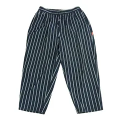 FAT エフエーティー F32320-PN07-AB × Cookman コットン ストライプ ワイド パンツ ネイビー系【中古】のサムネイル