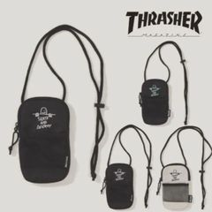 スラッシャー  THRASHER  スマートフォンポーチ マークゴンザレス スマホポーチ ワンポイントロゴ メンズ レディース