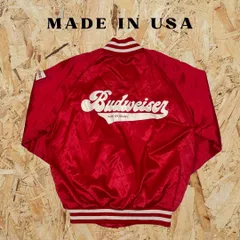 USA製 Budweiser バドワイザー ナイロンスタジャン 2025年最新】budweiser スタジャンの人気アイテム - メルカリ