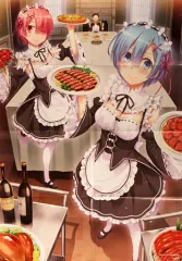 【中古】ポスター(アニメ) B2ポスター(八つ折) レム＆ラム 「Re：ゼロから始める異世界生活」 月刊コミックアライブ 2017年4月号付録