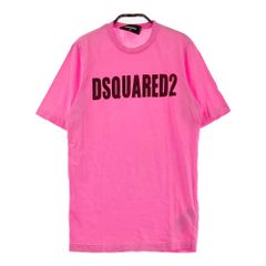 Dsquared2 19AW Cool Fit 胸ロゴピンクTシャツ　イタリア製 Dsquared2 19AW Cool Fit 胸ロゴピンクTシャツ イタリア製 - メルカリ