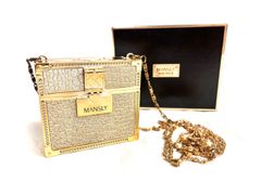未使用 美品 Mansly シルキータッチ3マットリップ スティックセットピンクグリッターラグジュアリーゴールドチェーンギフトバッ グ