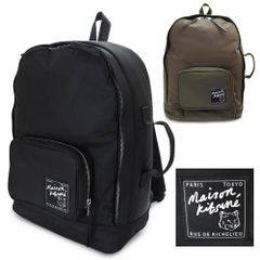 メゾンキツネ リュックサック LM05161WQ1001 バックパック ナイロン A4収納可 MAISON KITSUNE