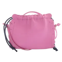 極美品 LUDLOW レザー スカラップ 巾着 ショルダーバッグ