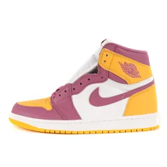 新品 NIKE ナイキ スニーカー サイズ:US9(27.0cm) AIR JORDAN 1 RETRO HIGH OG BROTHERHOOD 555088-706 ユニバーシティゴールド ライトボルドー シューズ 靴 ハイカット カジュアル ブランドのサムネイル