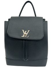 美品 LOUIS VUITTON ルイヴィトン カーフ ロックミーバックパック M41815 リュック ノワール ルイ・ヴィトン 黒 ブラック レザー ♯0203010270