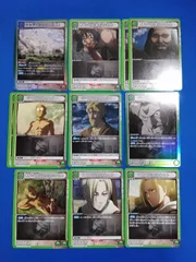 ユニオンアリーナ　進撃の巨人　緑デッキ ユニオンアリーナ 進撃の巨人 緑 マーレ 継承者 デッキ - メルカリ