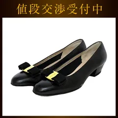 サルヴァトーレ フェラガモ パンプス ec-21967 ブラック ヴァラ