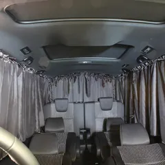 車用 カーテン リア 5枚セット UV99％カット 車中泊 汎用サイズ フック取付 紫外線 仕切り プライバシー 紫外線 黒 ブラック ナポレックス NAPOLEX NST-2のサムネイル