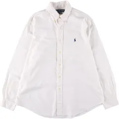 古着 ラルフローレン Ralph Lauren CUSTOM FIT 長袖 コットンシャツ メンズL相当/eaa565276
