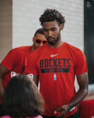 NBA ヒューストンロケッツ選手used支給品シューティングtシャツ